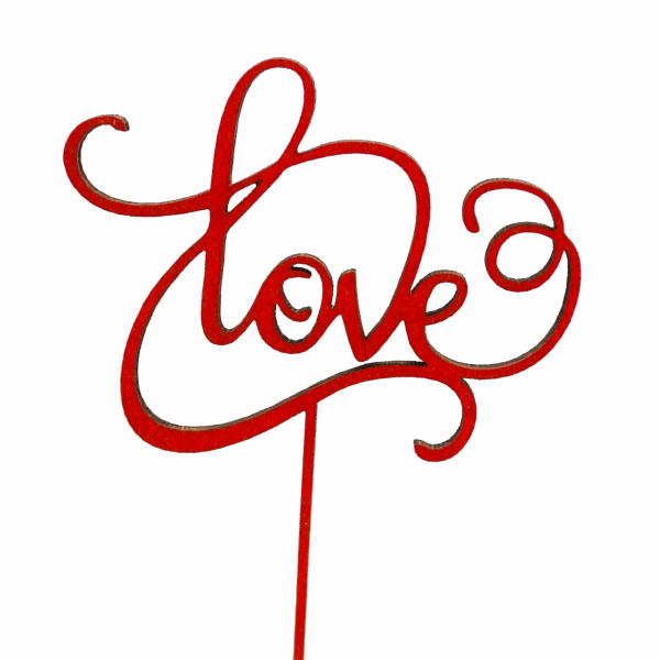 Topper aniversar model "Love"