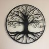 Decor perete din metal, Copacul vietii 60x60