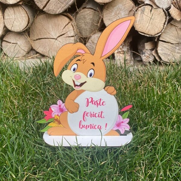 Iepure de decor, personalizat